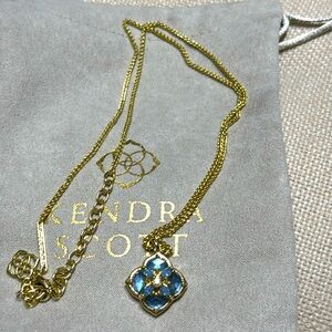 Kendra Scott
Dira Stone Pendant Necklace in 14K Gold Plated, 18"-21"